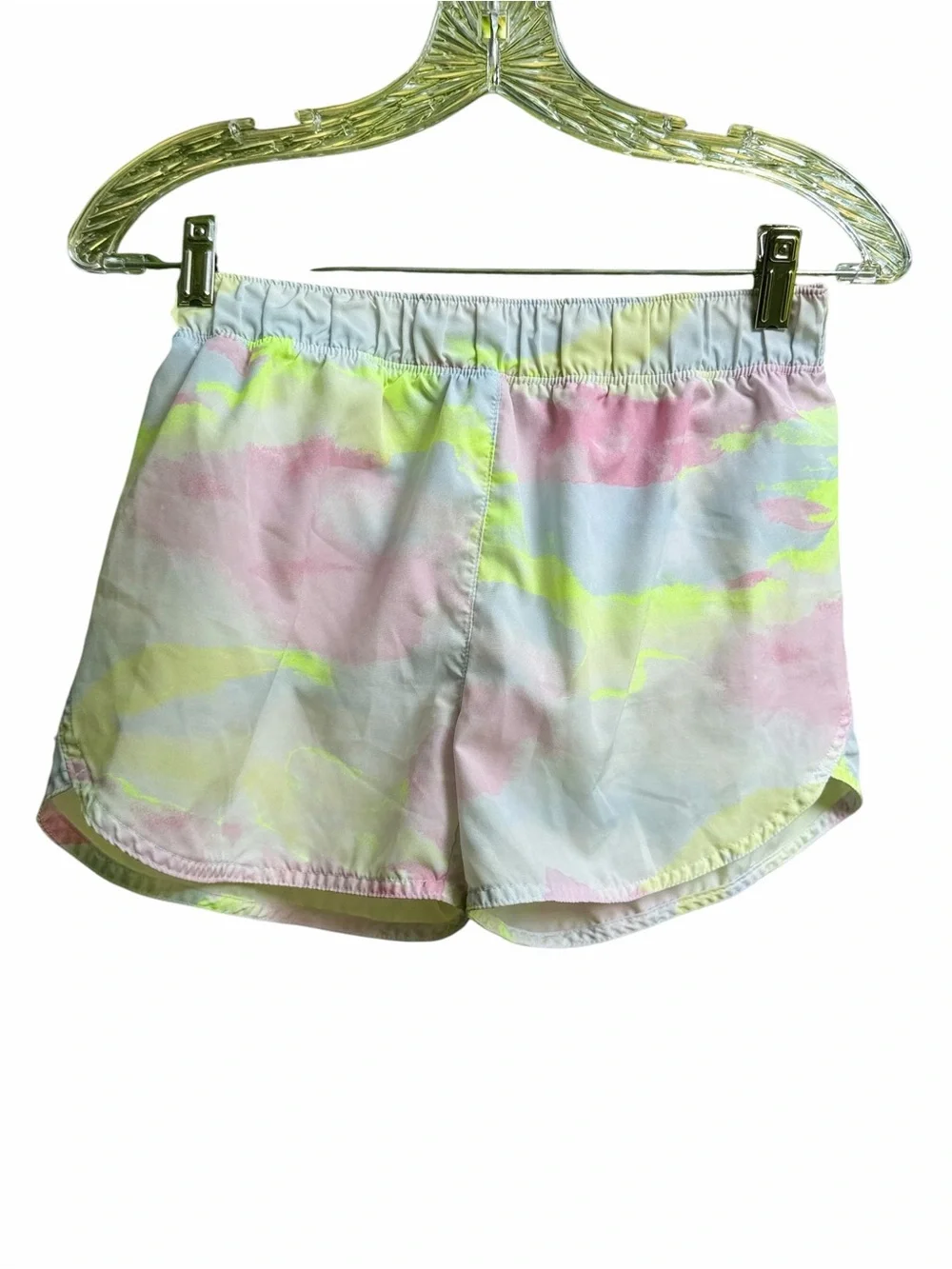 Old Navy Active Pastel Tie-Dye Dolphin Hem Shorts Size XXL